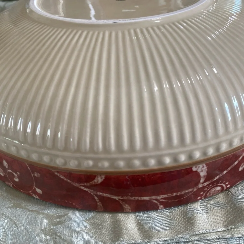 Pier 1 Imports Serving Bowl, Maribeth collection‎ 12” Pasta Fruit Salad Bowl